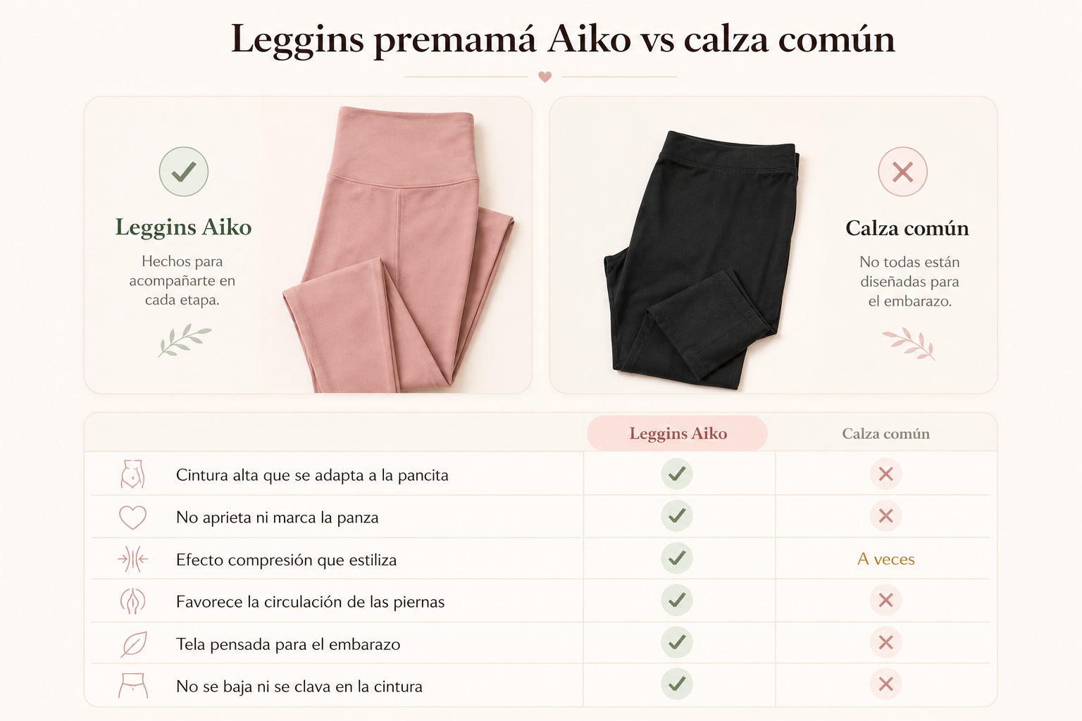 Leggings premamá Aiko